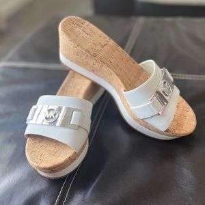 Michael Kors Warren Platform Wedge Sandals